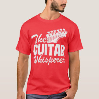 T-shirt Guitare Whisperer Guitariste Vintage Papa Mens Gu