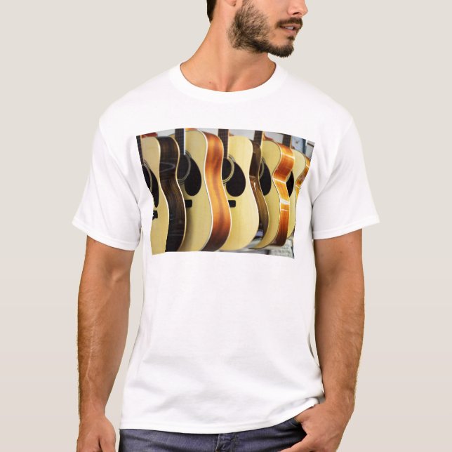 T-shirt Guitares acoustiques (Devant)