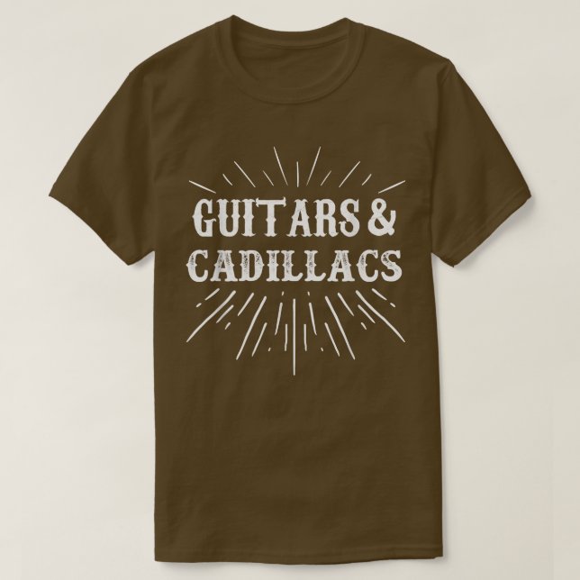 T-shirt Guitares & Cadillacs 1545 (Design devant)
