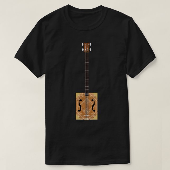 T-shirt Guitares Cigar Box 4 (Design devant)