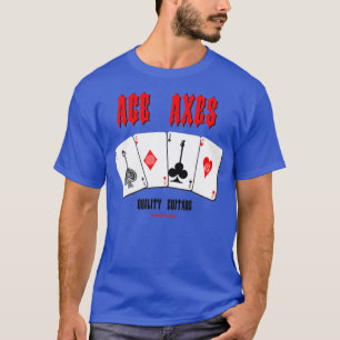 T-shirt Guitares de qualité Ace Axes 2