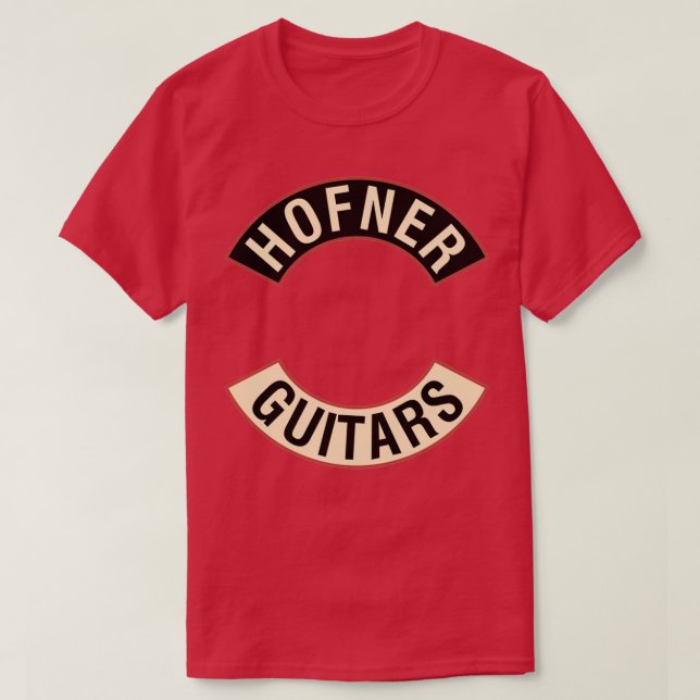 T-shirt Guitares Hofner (Design devant)