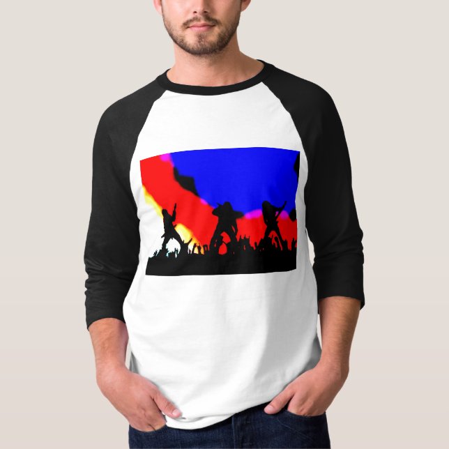 T-shirt Guitares métalliques (Devant)