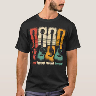 T-shirt Guitares Musique Guitare Vintage
