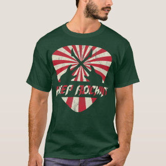 T-shirt Guitares sur un PickKeep Rocking603