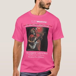 T-shirt Guitares Westone Leslie Ouest de Mountain - Panter