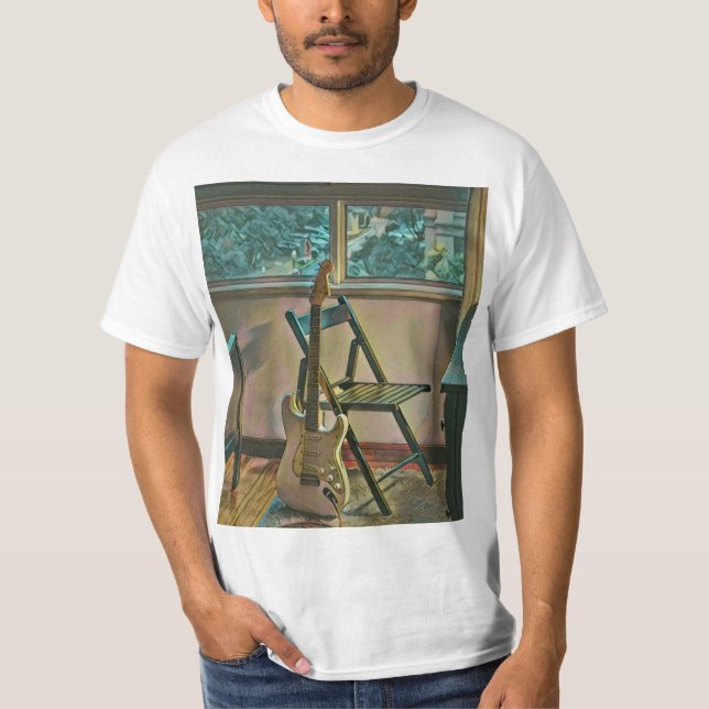 T-shirt guitarist birthday gift (Devant)