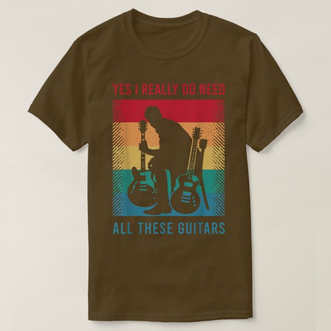 T-shirt Guitarist Saying With A Funny Guitar Quote For Gui (Design devant)