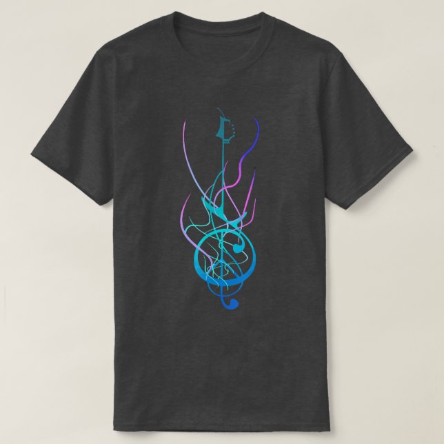 T-shirt Guitarist Stuff Rhythm (Design devant)
