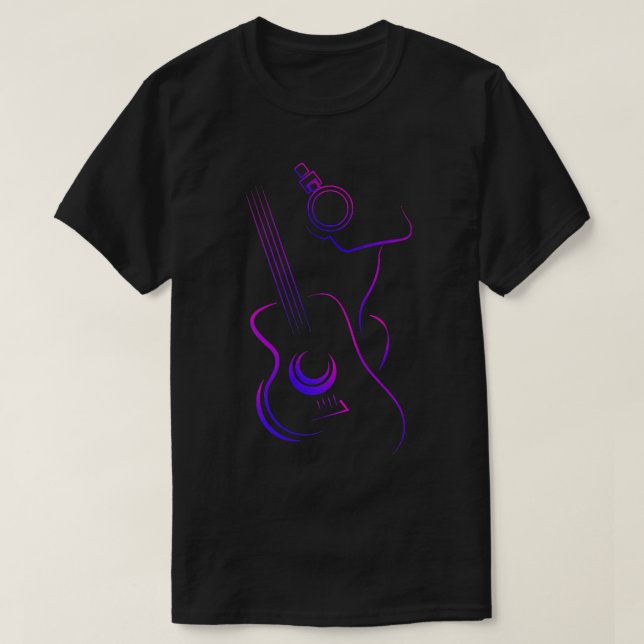 T-shirt Guitarist Stuff Rhythm (Design devant)