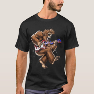 T-shirt Guitariste Bigfoot