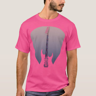 T-shirt Guitariste Cadeau Instruments de musique Onglet de