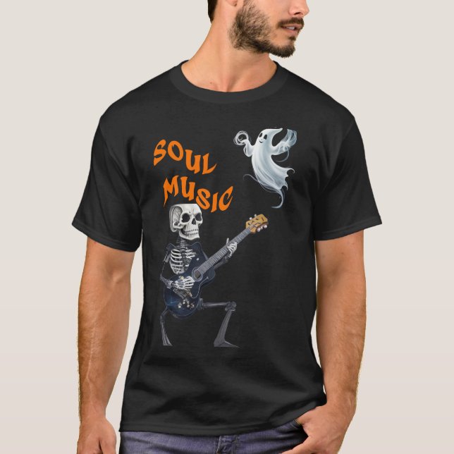 T-shirt Guitariste d'Halloween (Devant)
