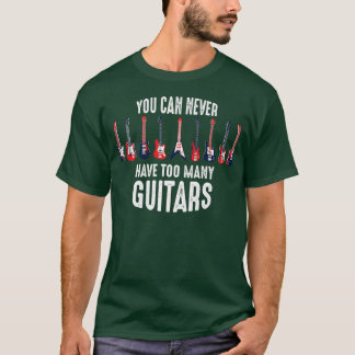 t-shirt guitariste drôle vous ne pouvez jamais avo