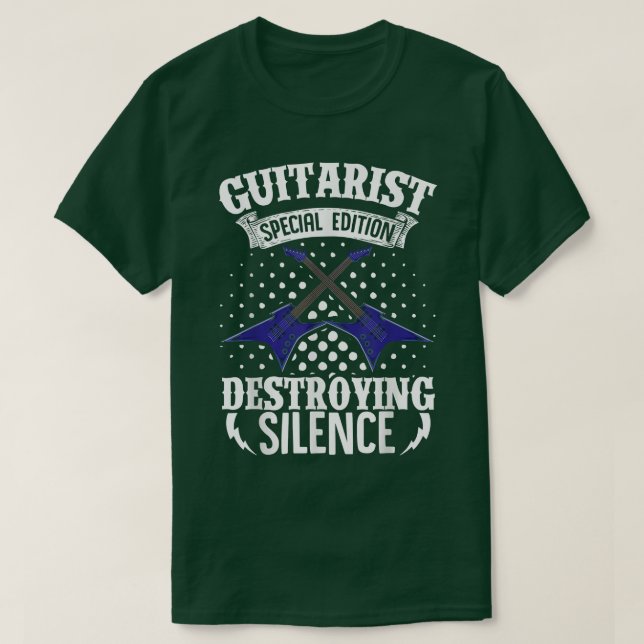 T-shirt Guitariste Edition Spéciale Guitare Acoustique Jou (Design devant)