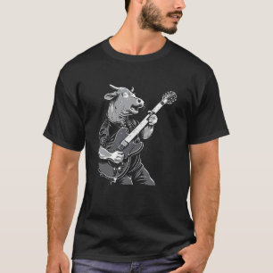 T-shirt Guitariste Guitare - Éleveur de vaches éleveur Bru