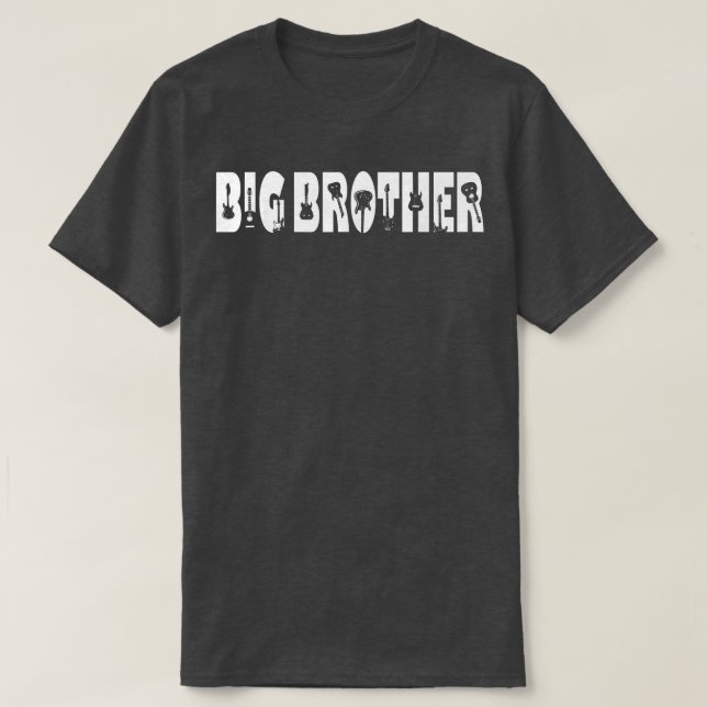 T-shirt Guitariste Guitariste Louvain Big Brother Musique  (Design devant)