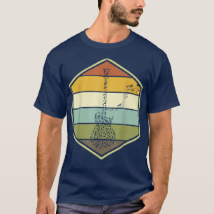 T-shirt Guitariste Guitariste vintage Notes musicales