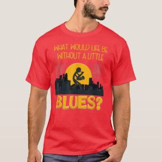 T-shirt Guitariste Musician Blues Guitar Vintage Blues Mus