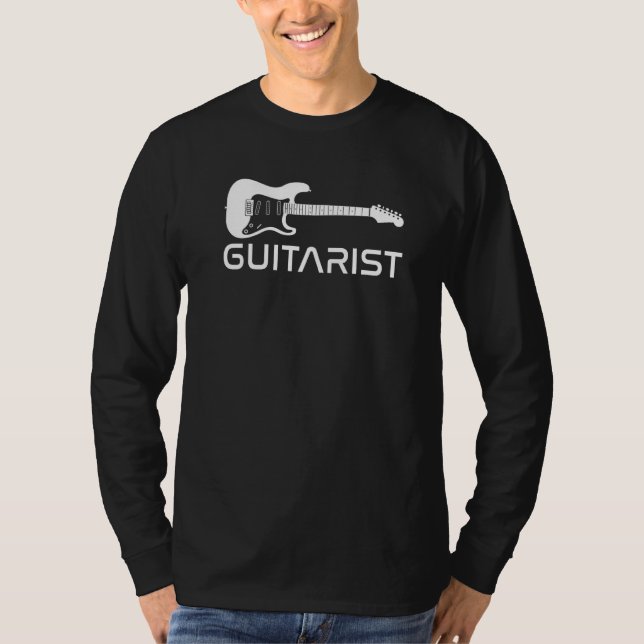 T-shirt Guitariste Musique Instrument Guitare (Devant)