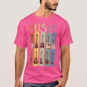 T-shirt Guitariste Musique Musique Musique Musique Guitari