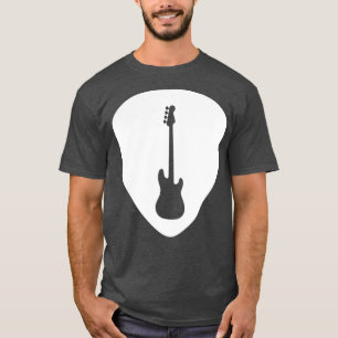 T-shirt Guitariste Onglet de guitare blanc