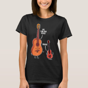 T-shirt Guitariste - Uke, je suis ton père pour ukulele mu