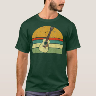 T-shirt Guitariste vintage Guitare-Joueur chemise Guitare 