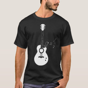 T-shirt Guitaristes Acoustiques Classiques Musique musical