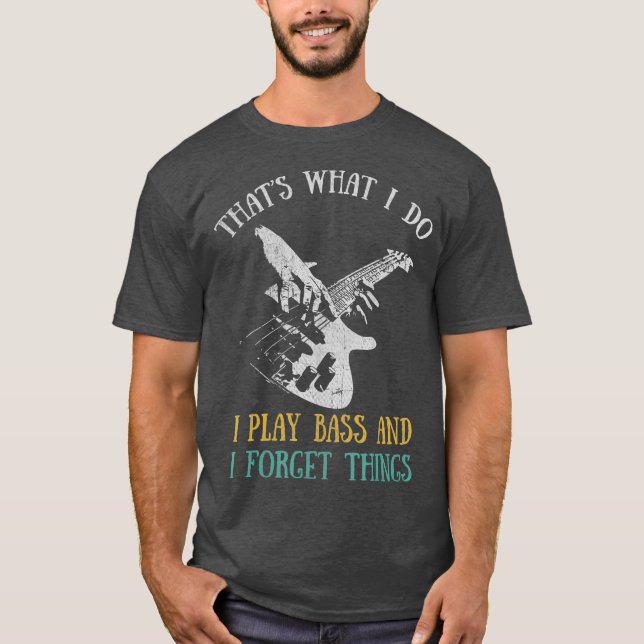 T-shirt Guitaristes basse basse basse basse basse basse gu (Devant)