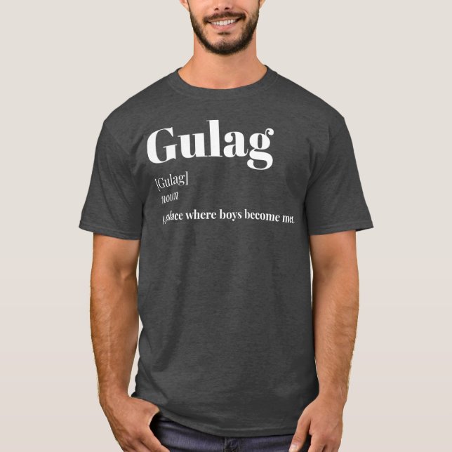 T-shirt GULAG Définition Funny Jeu jeu jeu mème cadeau cad (Devant)