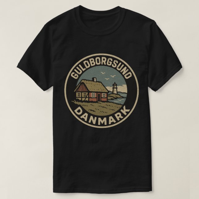 T-shirt Guldborgsund, Danemark  (Design devant)