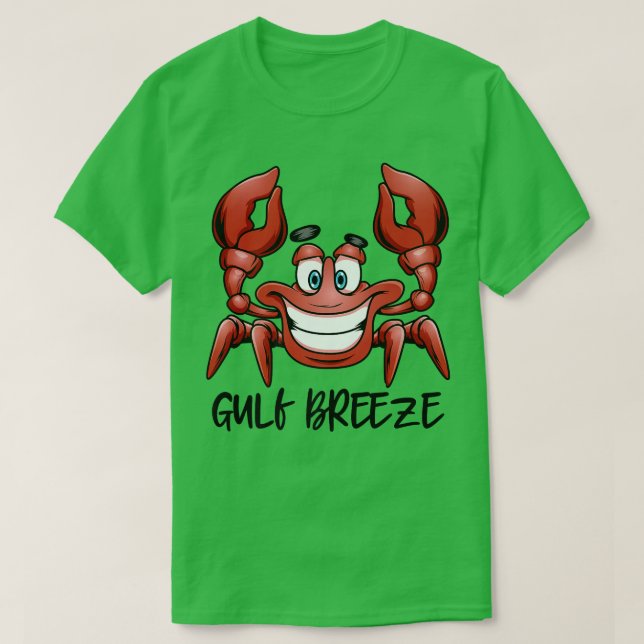 T-shirt Gulf Breeze Floride Plage Groupe de vacances en fa (Design devant)