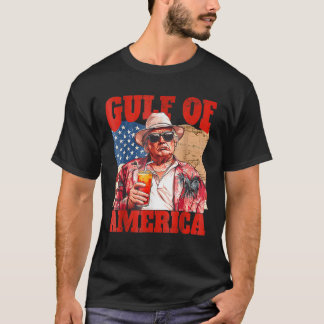 T-shirt Gulf Of US America Est 2025 Retro Vintage Beach