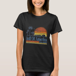T-shirt Gulf Of Us America Est 2025 Retro Vintage Beach 1