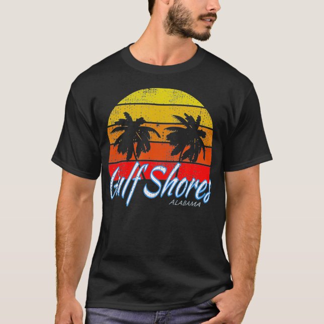 T-shirt Gulf Shores Alabama (Devant)