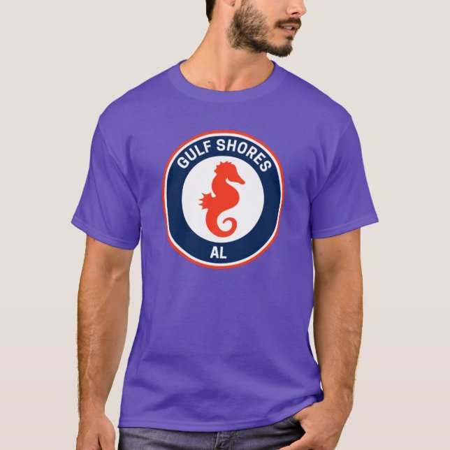 T-shirt Gulf Shores Alabama vintage (Devant)