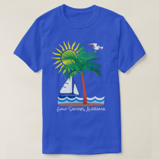 T-shirt Gulf Shores Alabama Voilier et Sun Fun