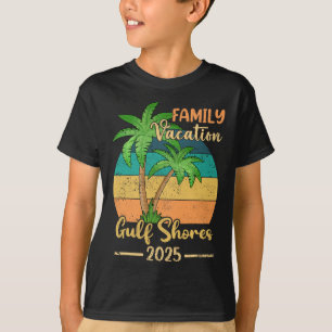 T-shirt Gulf Shores Beach Alabama Famille Vacances 2025 So