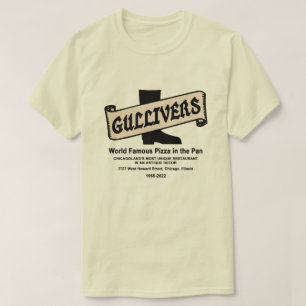 T-shirt Gullivers Pizza & Restaurant, Chicago