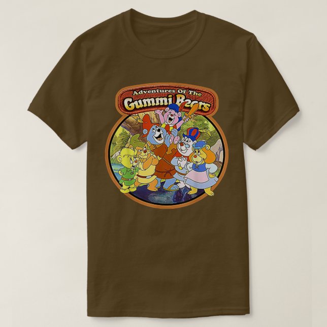 T-shirt Gummi Bears Vintage Image Essentiel (Design devant)