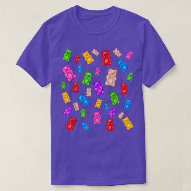 T-shirt Gummy Bear Candy Mix  (Design devant)