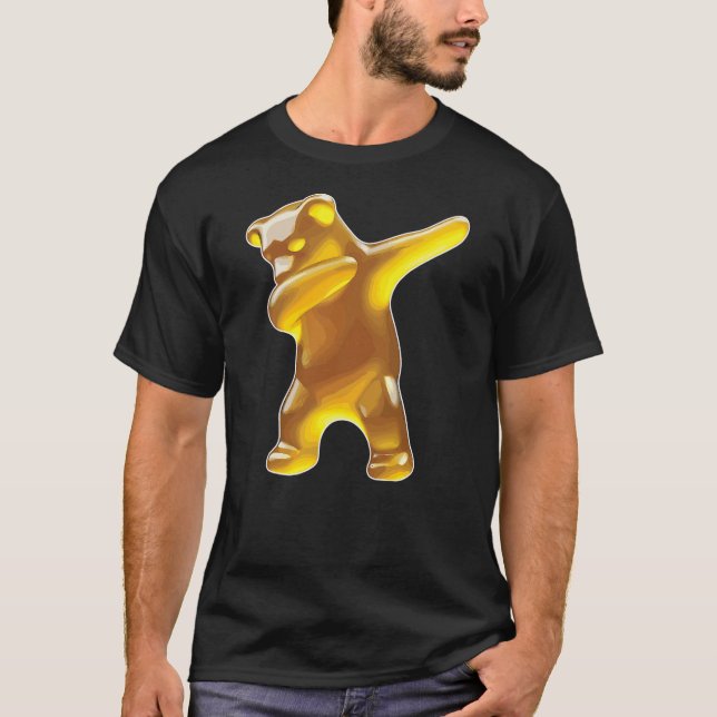 T-shirt Gummy Bear, Yellow Gummy Bear, Dabbing Gummy Bear (Devant)