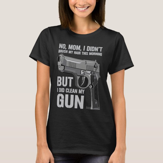 T-shirt Gun Owner Saying Second Amendment  Gun (Devant)