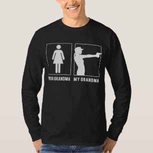 T-shirt Gun-Totin Grand-mère - Amoureux des armes à feu<b