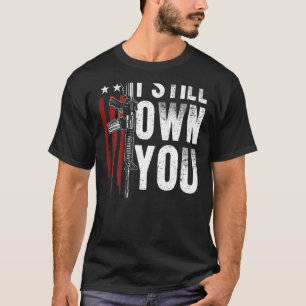 T-shirt Gun Usa Drapeau Football Américain Je T'Ai Toujour