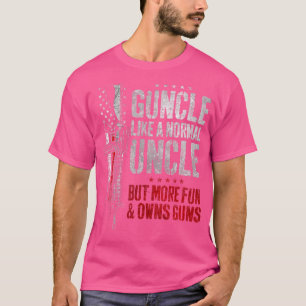 T-shirt Guncle comme oncle normal Plus d'amusants possède 