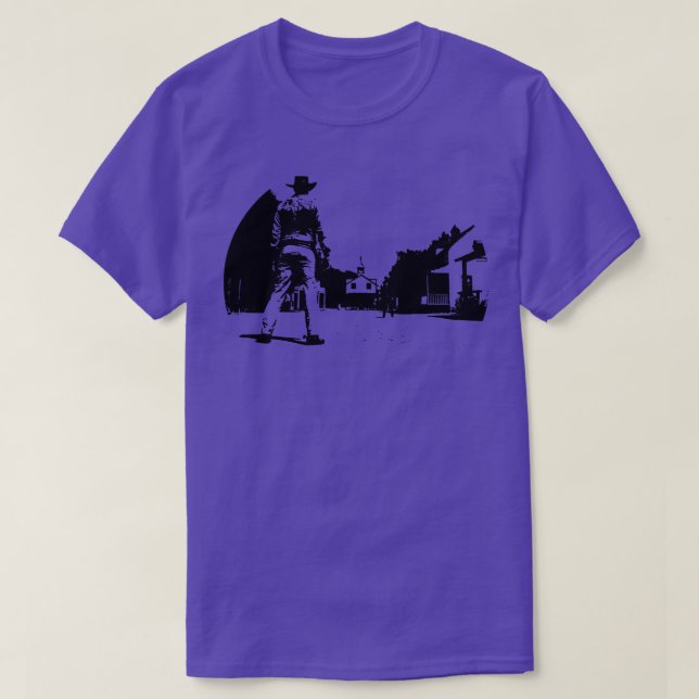 T-shirt Gunfumée ouvrir titres les années 50 Tv Western (Design devant)