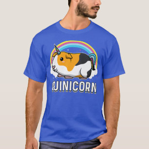 T-shirt Gunicorne de porc de Guinée drôle arc-en-ciel femm
