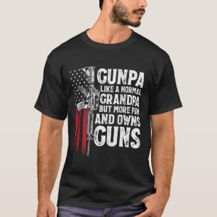 T-shirt Gunpa Comme Un Grand-Père Normal Et Possède Des Ar